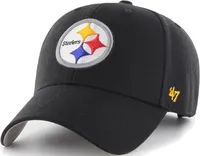 '47 Men's Pittsburgh Steelers MVP Black Adjustable Hat