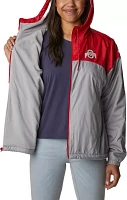 Columbia Women's Ohio State Buckeyes Red Flash Forward Windjacket