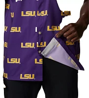 Columbia Men's LSU Tigers Purple Super Slack Button Down Shirt