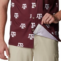 Columbia Men's Texas A&M Aggies Maroon CLG Super Slack Tide™ Short Sleeve Shirt