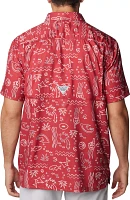 Columbia Men's Alabama Crimson Tide Super Slack Button Down Shirt