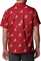 Columbia Men's Alabama Crimson Tide CLG Super Slack Tide™ Short Sleeve Shirt