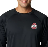 Columbia Men's Ohio State Buckeyes Black Terminal Tackle Long Sleeve Shirt