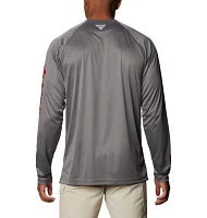 Columbia Men's Alabama Crimson Tide Terminal Tackle Grey Long Sleeve T-Shirt