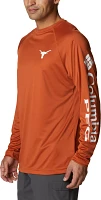 Columbia Men's Texas Longhorns Burnt Orange Terminal Tackle Long Sleeve T-Shirt