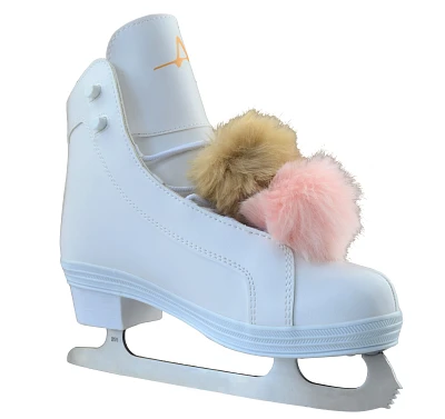 American Athletic Shoe Women's POM POM Figure Skates