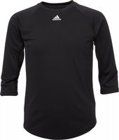 adidas Boys' Triple Stripe ¾ Sleeve Tech Baseball Practice Shirt