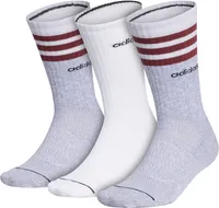 adidas Men's 3-Stripe Crew Sock - 3 Pack