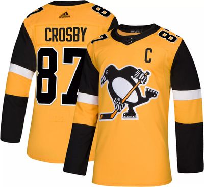 Fanatics Branded NHL Pittsburgh Penguins Sidney Crosby #87 Breakaway Alternate Replica Jersey, Men's, Small, Black