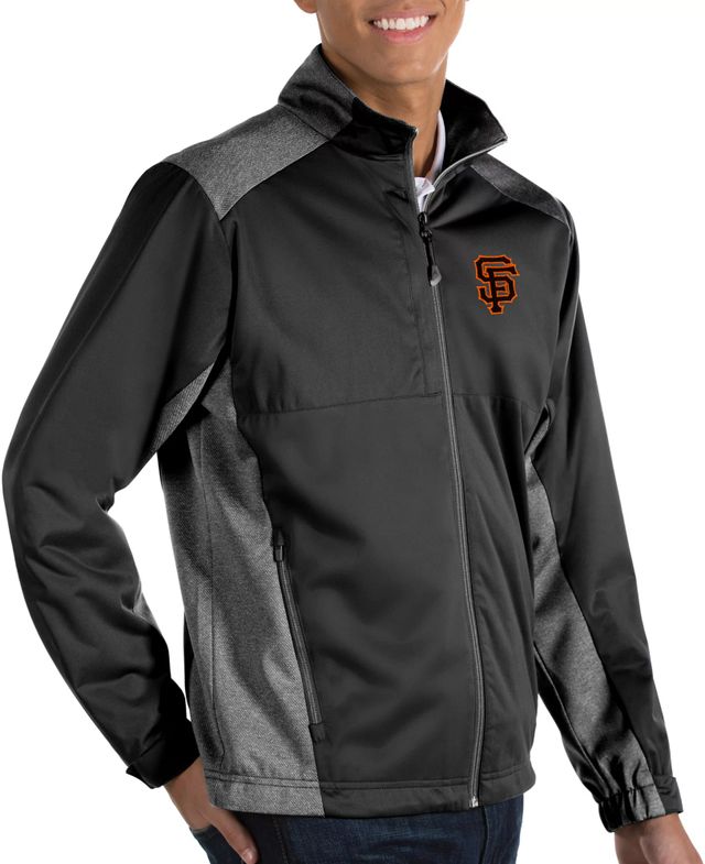 Antigua Apparel / Men's San Francisco 49ers Revolve Black Full-Zip Jacket