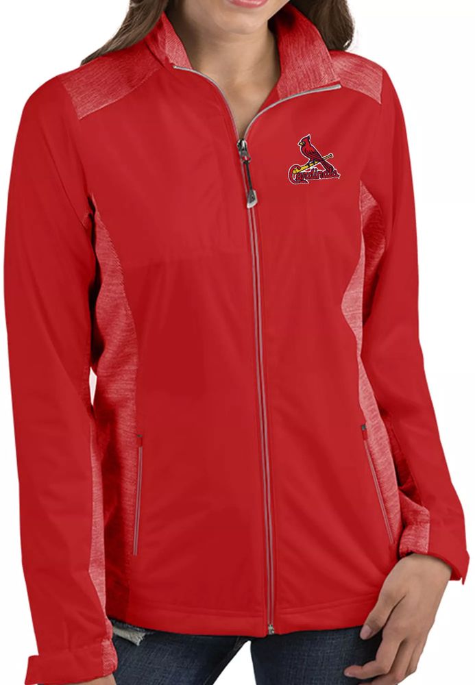 Women's Antigua Black Louisville Cardinals Generation Full-Zip Jacket