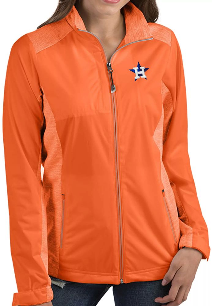 Dick's Sporting Goods Antigua Women's Houston Astros Revolve Orange  Full-Zip Jacket