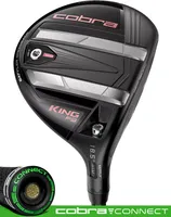 Cobra Women's KING F9 Speedback Fairway Wood – Black/Rose Gold