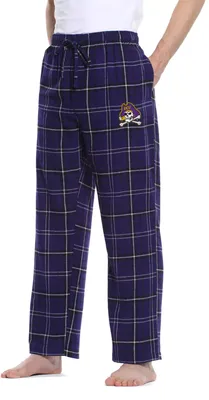 Concepts Sport Men's East Carolina Pirates Purple/Black Ultimate Sleep Pants