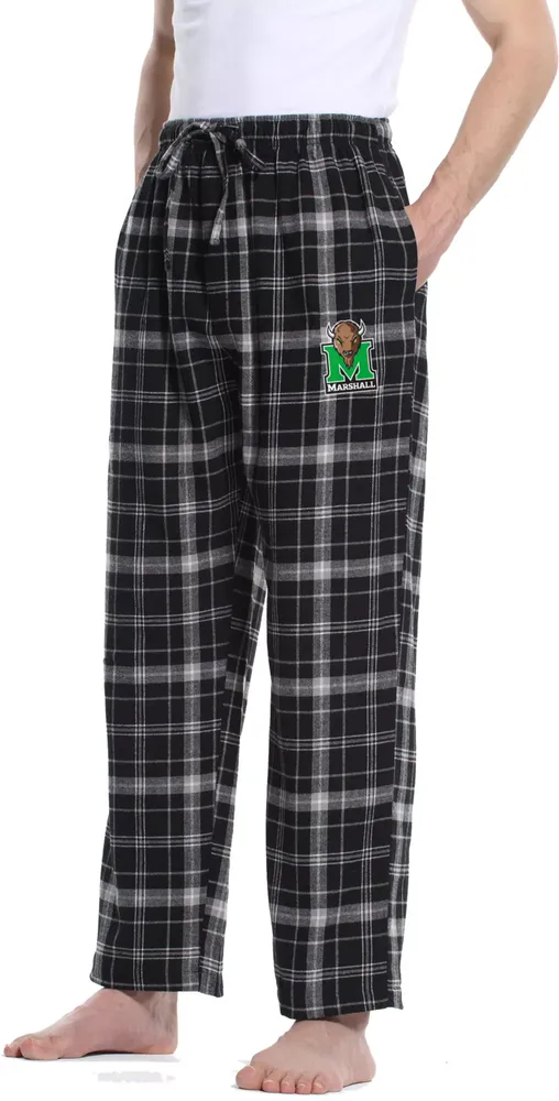 Concepts Sport Men's Marshall Thundering Herd Black/Grey Ultimate Sleep Pants