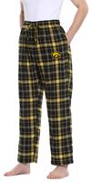 Concepts Sport Men's Iowa Hawkeyes Black/Gold Ultimate Sleep Pants