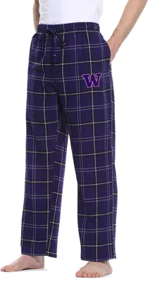 Concepts Sport Men's Washington Huskies Purple/Black Ultimate Sleep Pants
