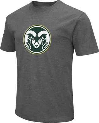 Colosseum Men's Colorado State Rams Grey Dual Blend T-Shirt