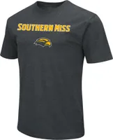 Colosseum Men's Southern Miss Golden Eagles Dual Blend Black T-Shirt