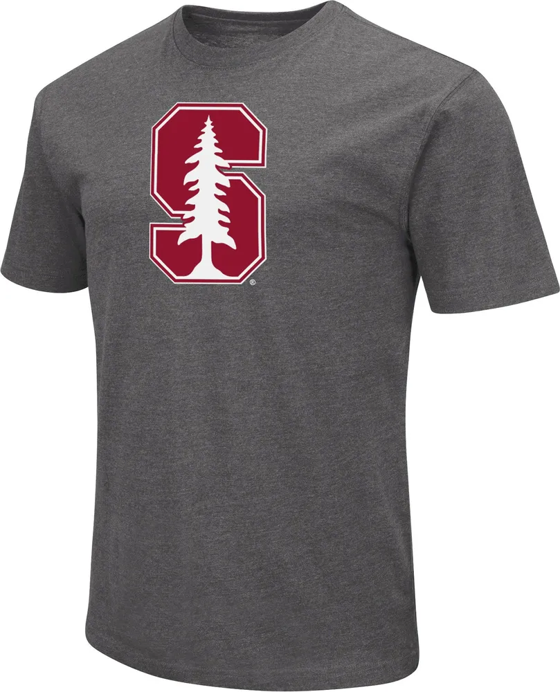 Colosseum Men's Stanford Cardinal Grey Dual Blend T-Shirt