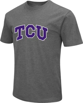 Colosseum Men's TCU Horned Frogs Grey Dual Blend T-Shirt