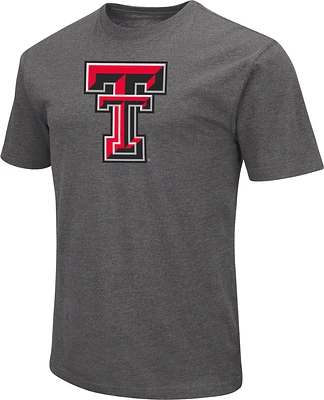 Colosseum Men's Texas Tech Red Raiders Grey Dual Blend T-Shirt