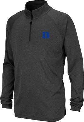 Colosseum Youth Duke Blue Devils Grey Quarter-Zip Shirt