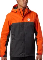 Columbia Men's Clemson Tigers Orange/Grey Glennaker Storm Jacket