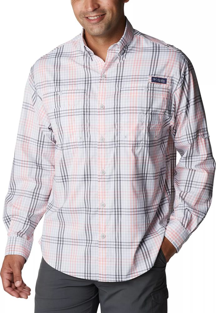 Columbia Sportswear - Fishing Shirt - Tamiami- Road Logo - Grey Small