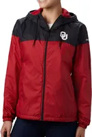 Columbia Women's Oklahoma Sooners Black/Crimson CLG Flash Forward Lined Jacket