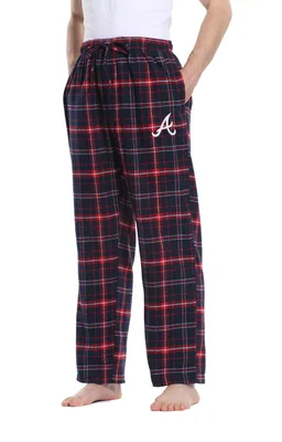 Concepts Sport Men's Atlanta Braves Ultimate Plaid Flannel  Pajama Pants