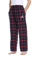 Concepts Sport Men's Atlanta Braves Ultimate Plaid Flannel  Pajama Pants