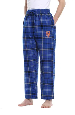Concepts Sport Men's New York Mets Ultimate Plaid Flannel  Pajama Pants