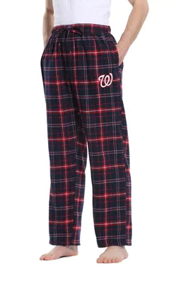 Concepts Sport Men's Washington Nationals Ultimate Plaid Flannel  Pajama Pants
