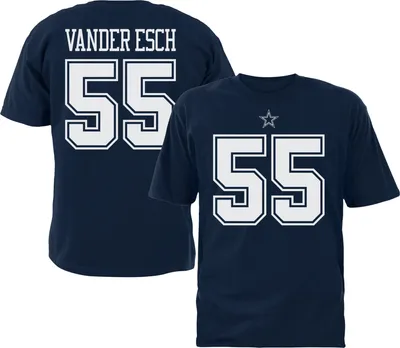 Dallas Cowboys Youth Leighton Vander Esch #55 Navy T-Shirt