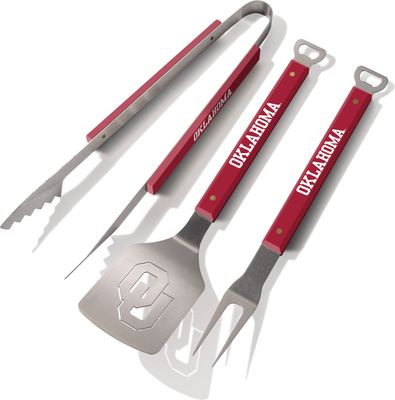 You the Fan Oklahoma Sooners Spirit Series 3-Piece BBQ Set