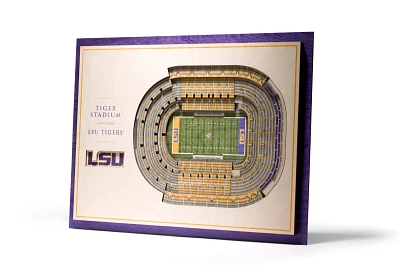 You the Fan LSU Tigers 5-Layer StadiumViews 3D Wall Art