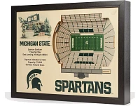 You the Fan Michigan State Spartans 25-Layer StadiumViews 3D Wall Art