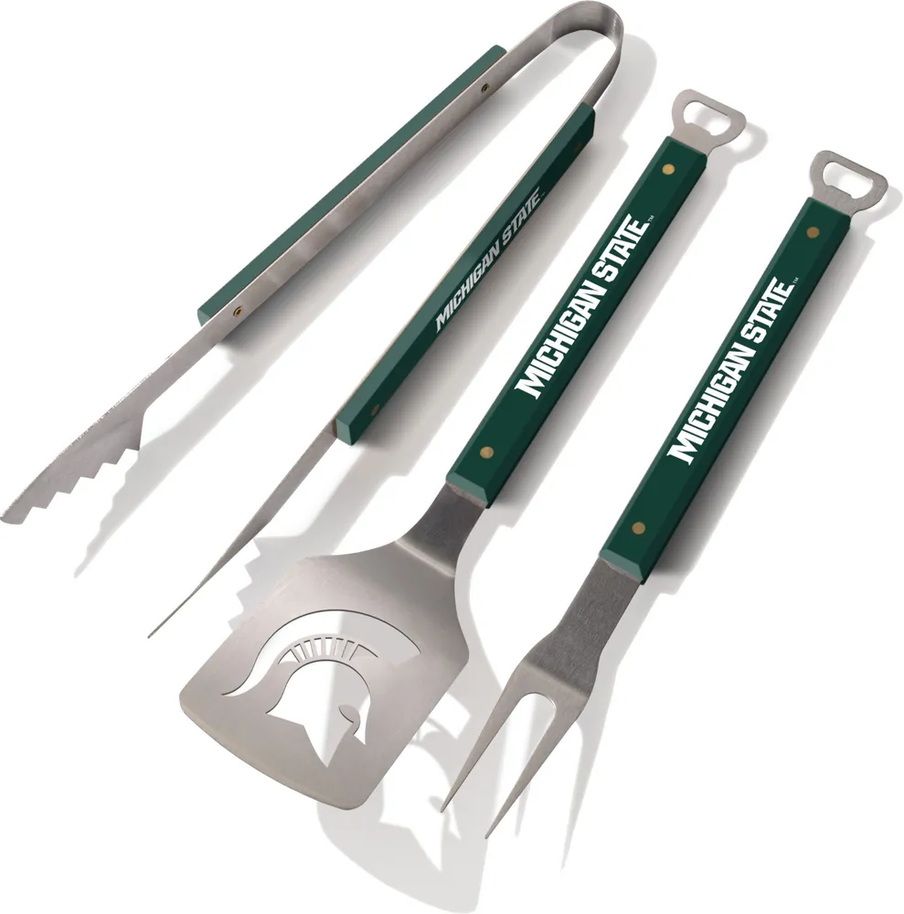 You the Fan Michigan State Spartans Spirit Series 3-Piece BBQ Set