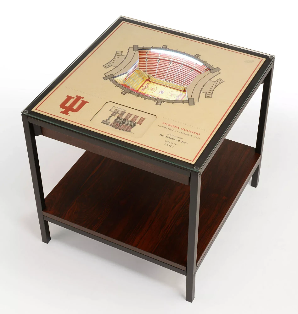 You The Fan Indiana Hoosiers 25-Layer StadiumViews Lighted End Table