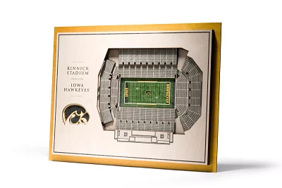 You the Fan Iowa Hawkeyes 5-Layer StadiumViews 3D Wall Art