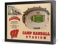 You the Fan Wisconsin Badgers 25-Layer StadiumViews 3D Wall Art