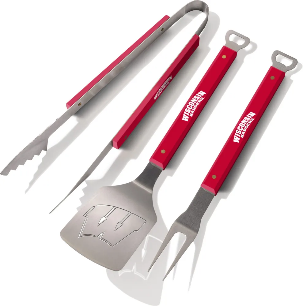 You the Fan Wisconsin Badgers Spirit Series 3-Piece BBQ Set