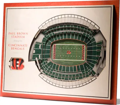 You the Fan Cincinnati Bengals 5-Layer StadiumViews 3D Wall Art