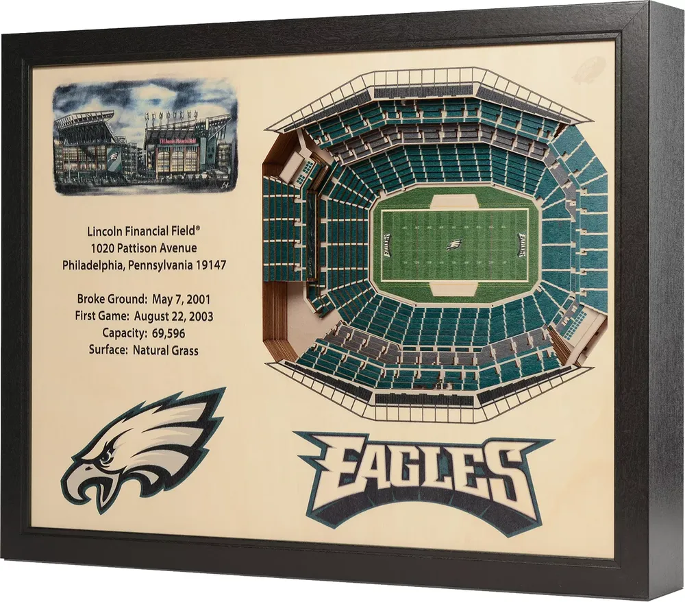 You the Fan Philadelphia Eagles 25-Layer StadiumViews 3D Wall Art