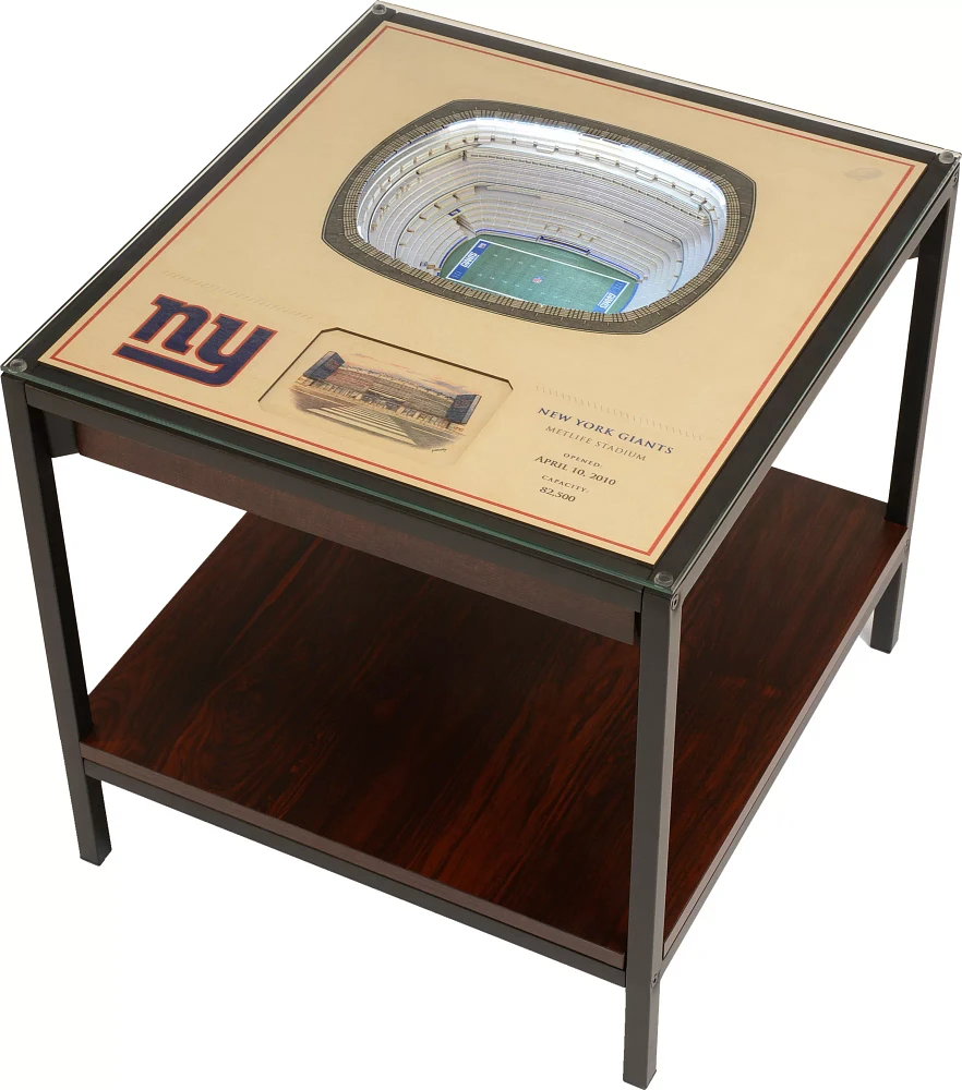 You The Fan New York Giants 25-Layer StadiumViews Lighted End Table