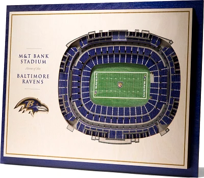 You the Fan Baltimore Ravens 5-Layer StadiumViews 3D Wall Art