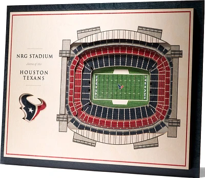 You the Fan Houston Texans 5-Layer StadiumViews 3D Wall Art