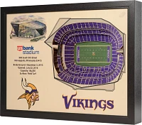 You the Fan Minnesota Vikings 25-Layer StadiumViews 3D Wall Art