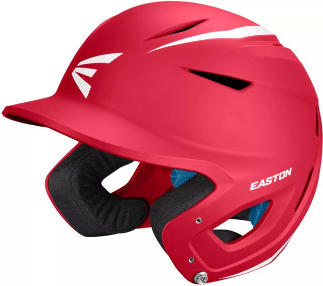 Easton Senior Elite X Baseball Batting Helmet w/ Jaw Guard, Maroon